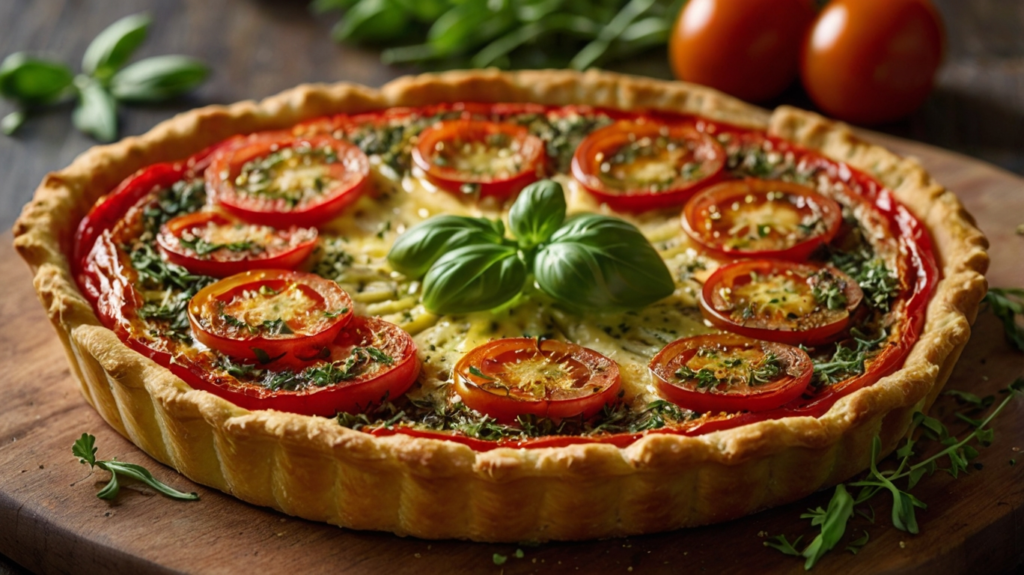 tarte tomate moutarde
