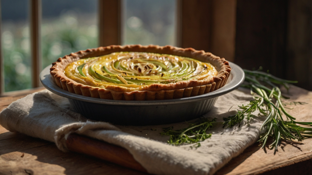 tarte aux poireaux
