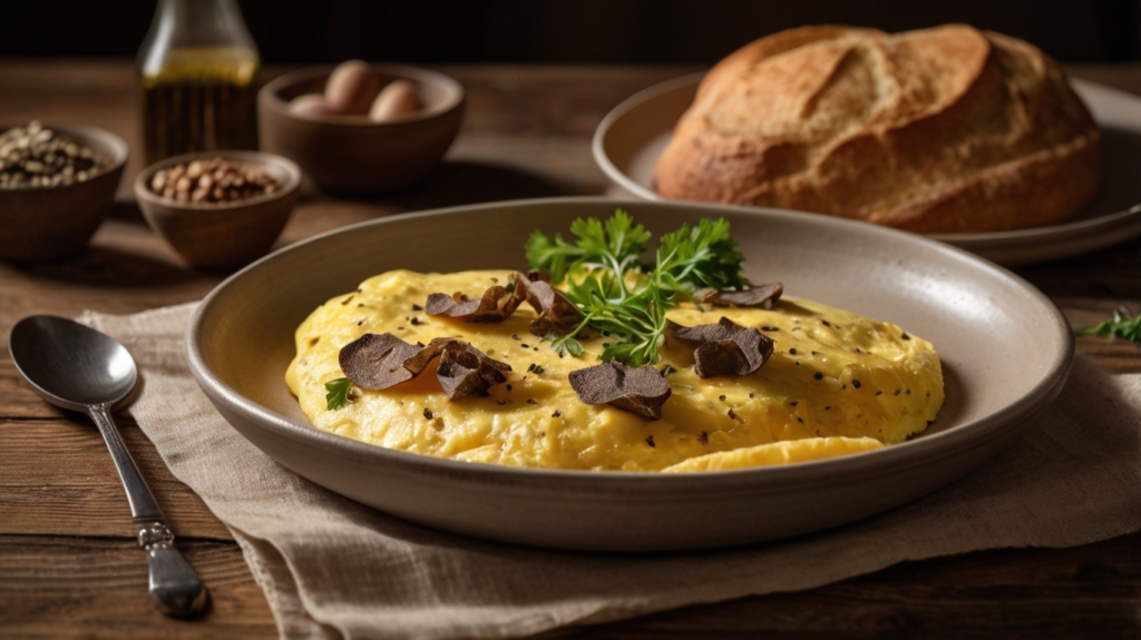 omelette aux truffes