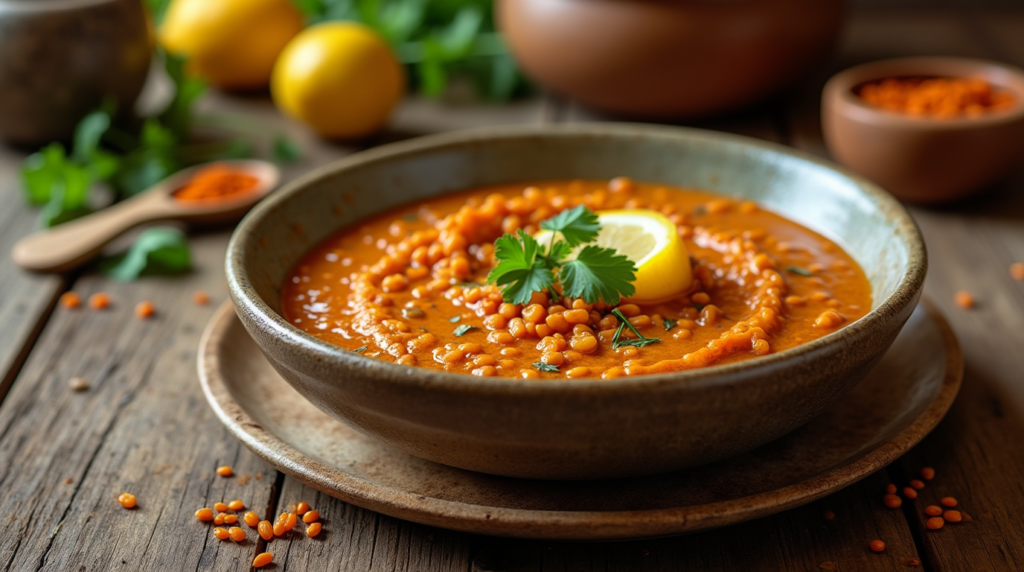 dahl de lentilles corail