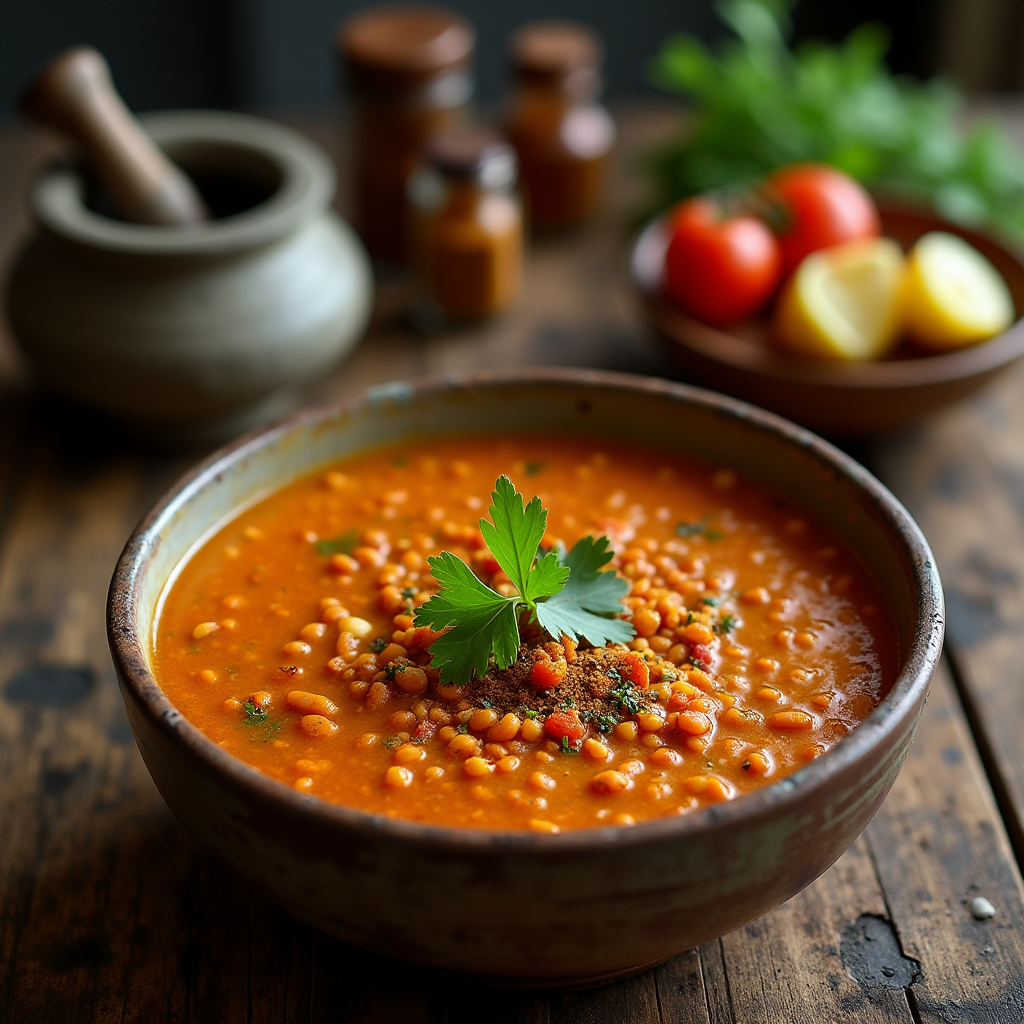 dahl de lentilles corail